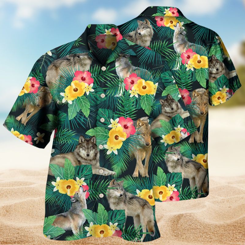  Wolf Tropical Summer Vibes Edition – Hawaiian Shirt, 