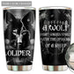 Wolf Strong Kindness Personalized 20 Oz Tumbler