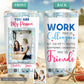 Work Friends Custom Photo 20 Oz Tumbler For Coffee Travel And Daily Use