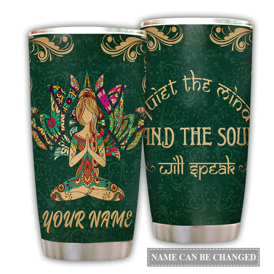 Yoga And The Soul Personalized 20 Oz Tumbler