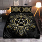 Yoga Peaceful Life Bedding Cover For Boho Bedroom Decor