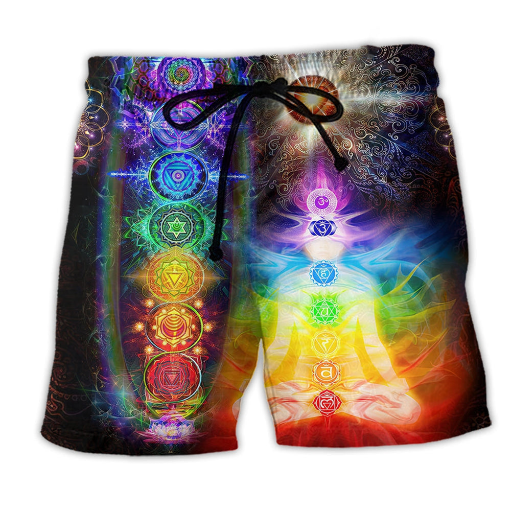 Yoga Mind Soul Harmony Chakra - Beach Short