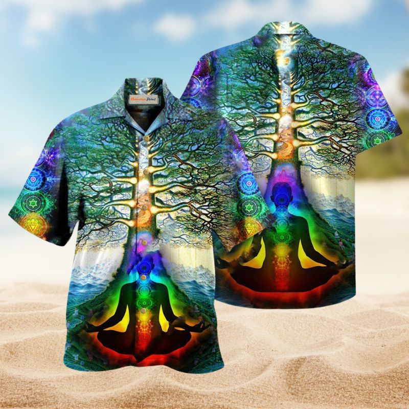 Yoga Peace Tree Of Life Edition – Hawaiian Shirt