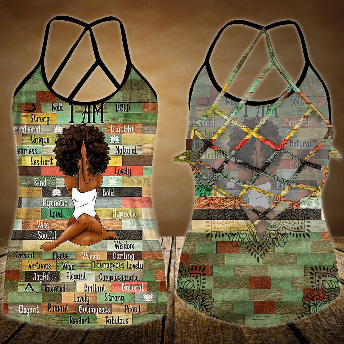 Yoga Meditation Peaceful Limited Edition 10 – Hollow Tank Top