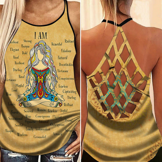 Yoga Meditation Peaceful Limited Edition 7 – Hollow Tank Top