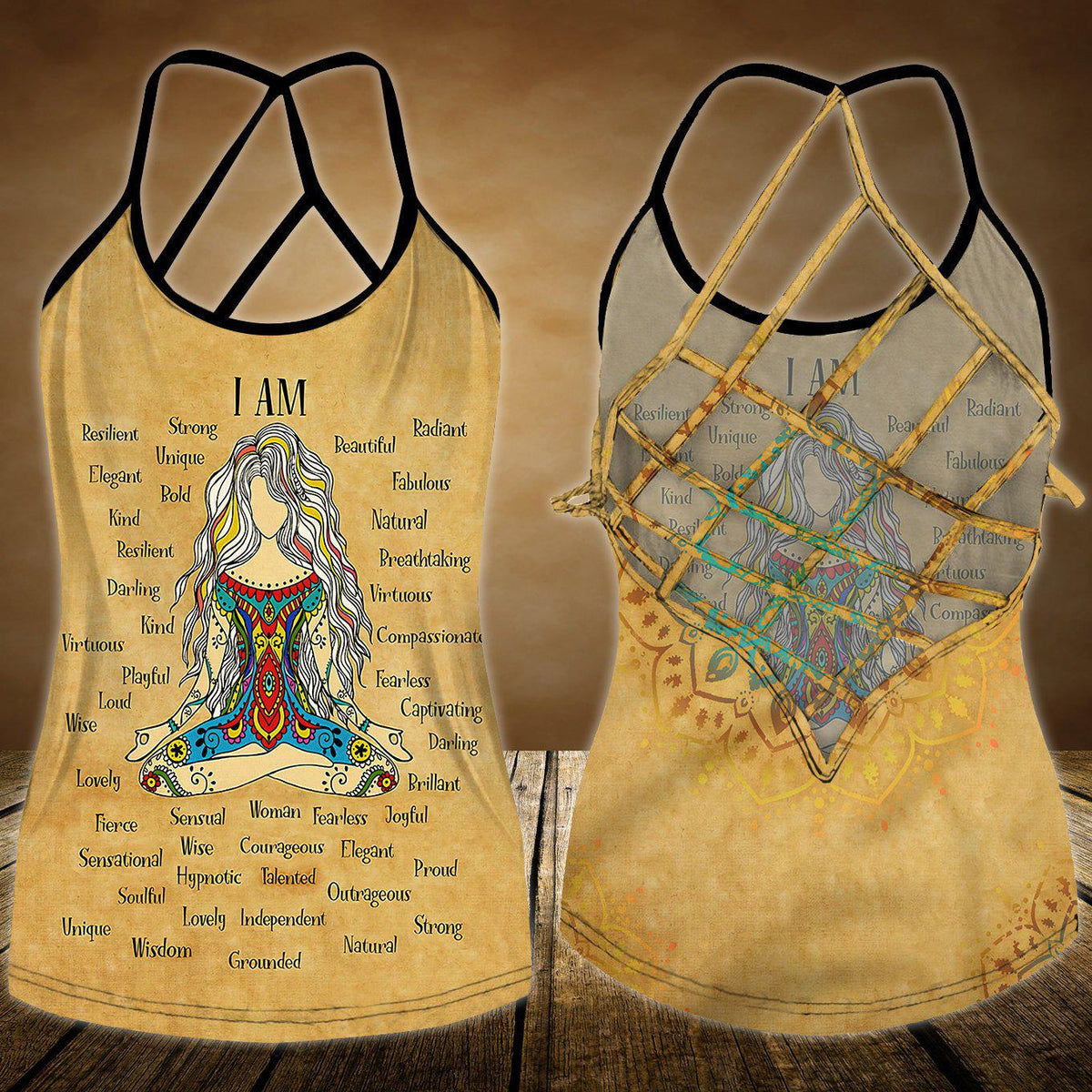 Yoga Meditation Peaceful Limited Edition 7 – Hollow Tank Top