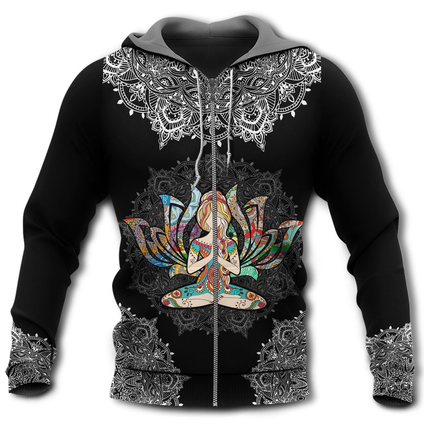 Yoga Meditation Beautiful Style - 3D Hoodie