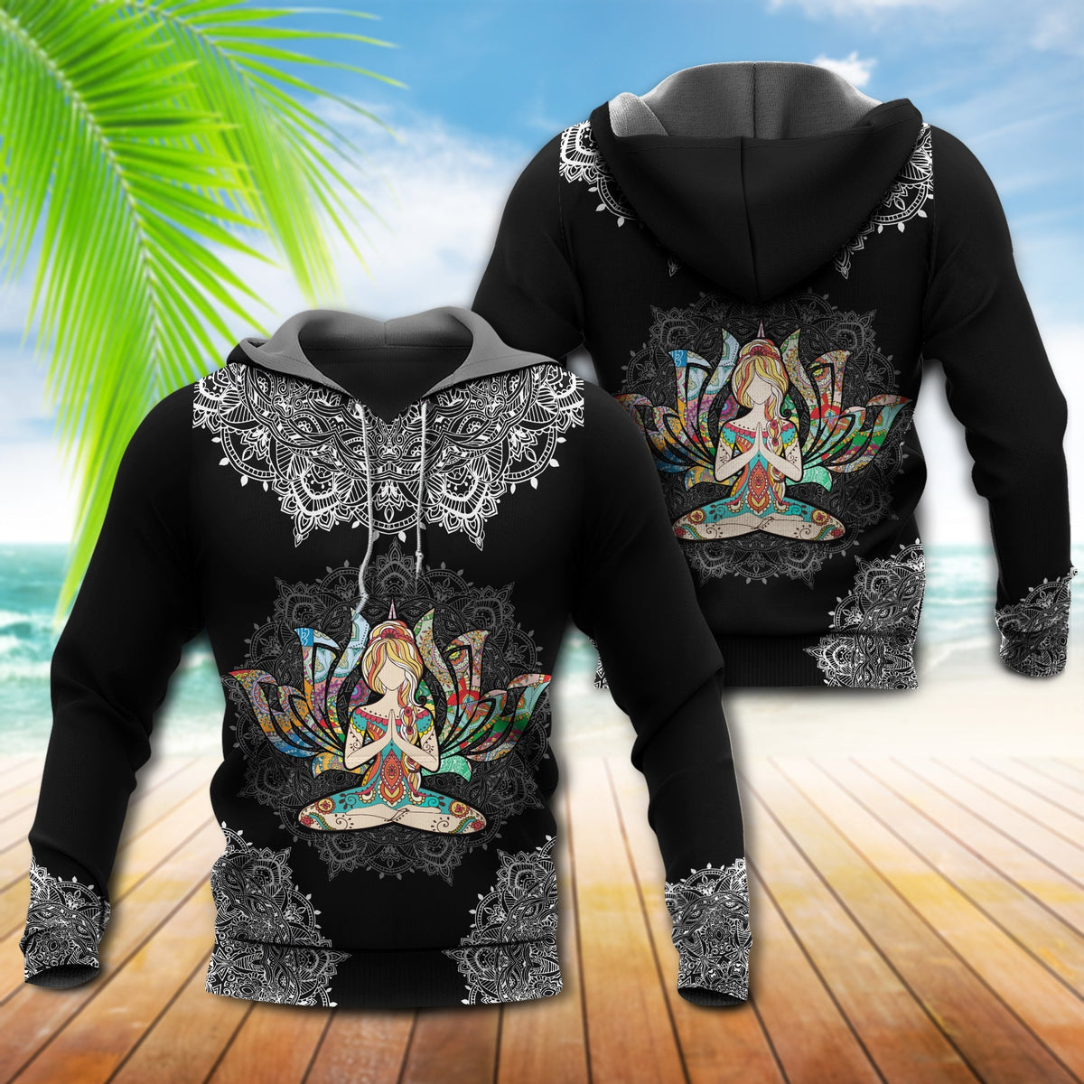Yoga Meditation Beautiful Style - 3D Hoodie
