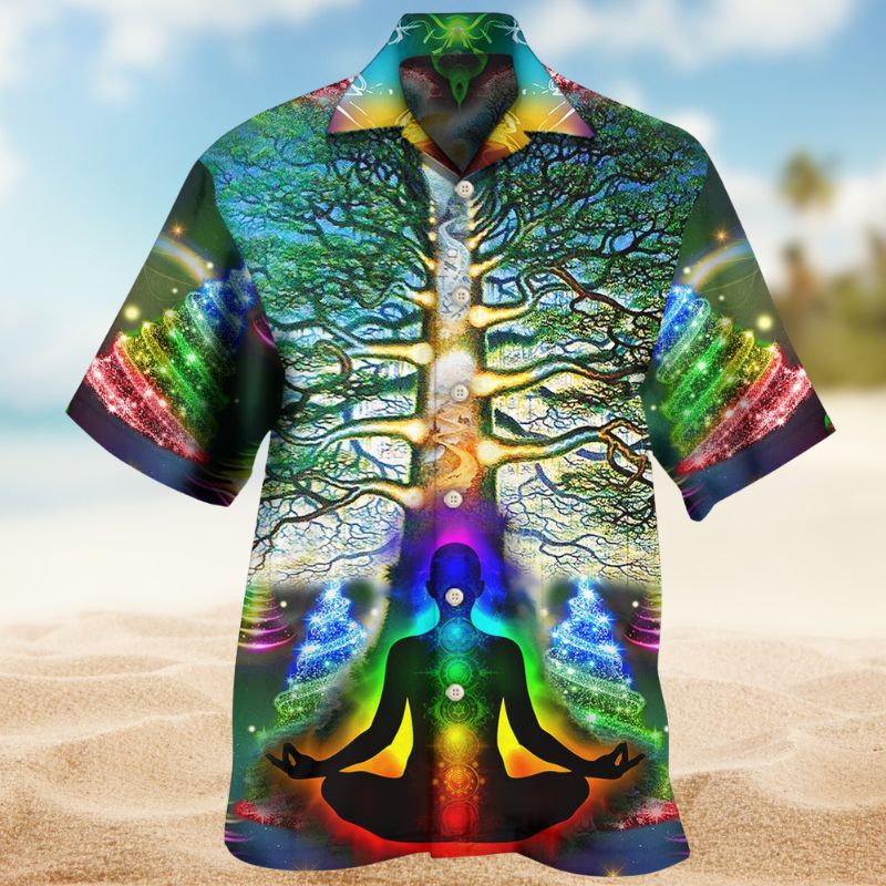 Yoga Tree Of Life Style – Hawaiian Shirt
