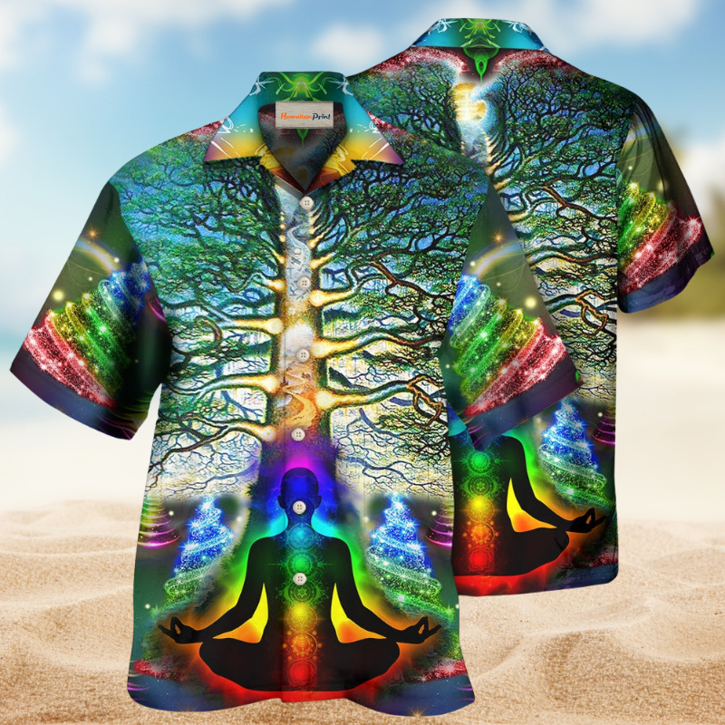 Yoga Tree Of Life Style – Hawaiian Shirt
