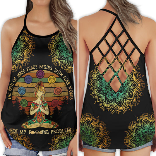 Yoga Inner Peaceful – Hollow Tank Top
