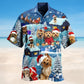 Yorkshire Dog Through The Snow Style – Hawaiian Shirt