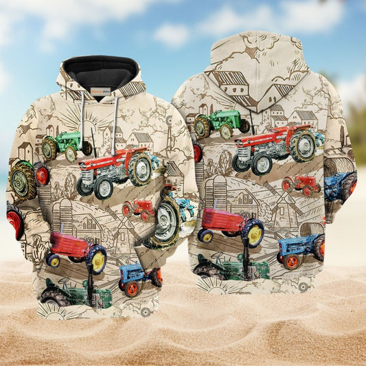 You Can Never Have Too Many Tractors - 3D Hoodie