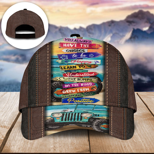 Beach Choose To Be Happy – Classic Cap