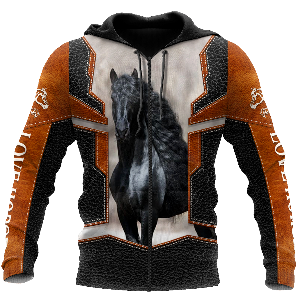 Horse Love 3D Printed Art – 3D Hoodie