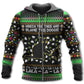 Black Cat Blame The Dog Christmas - 3D Hoodie