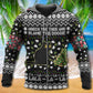 Black Cat Christmas Tree Mischief - 3D Hoodie