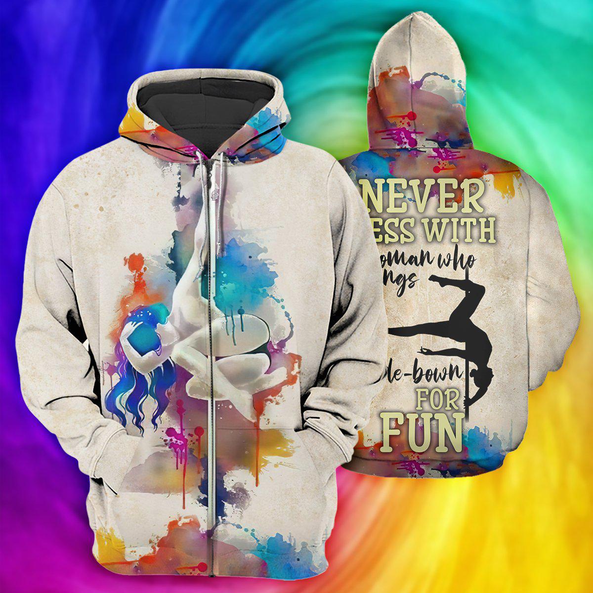 Pole Dance Fun Style  - 3D Hoodie
