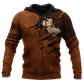 Bull Rider Custom Name Art – 3D Hoodie
