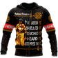 Retired Firefighter Custom Name Art – 3D Hoodie