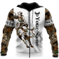 Bull Riding Tattoo Style Art – 3D Hoodie