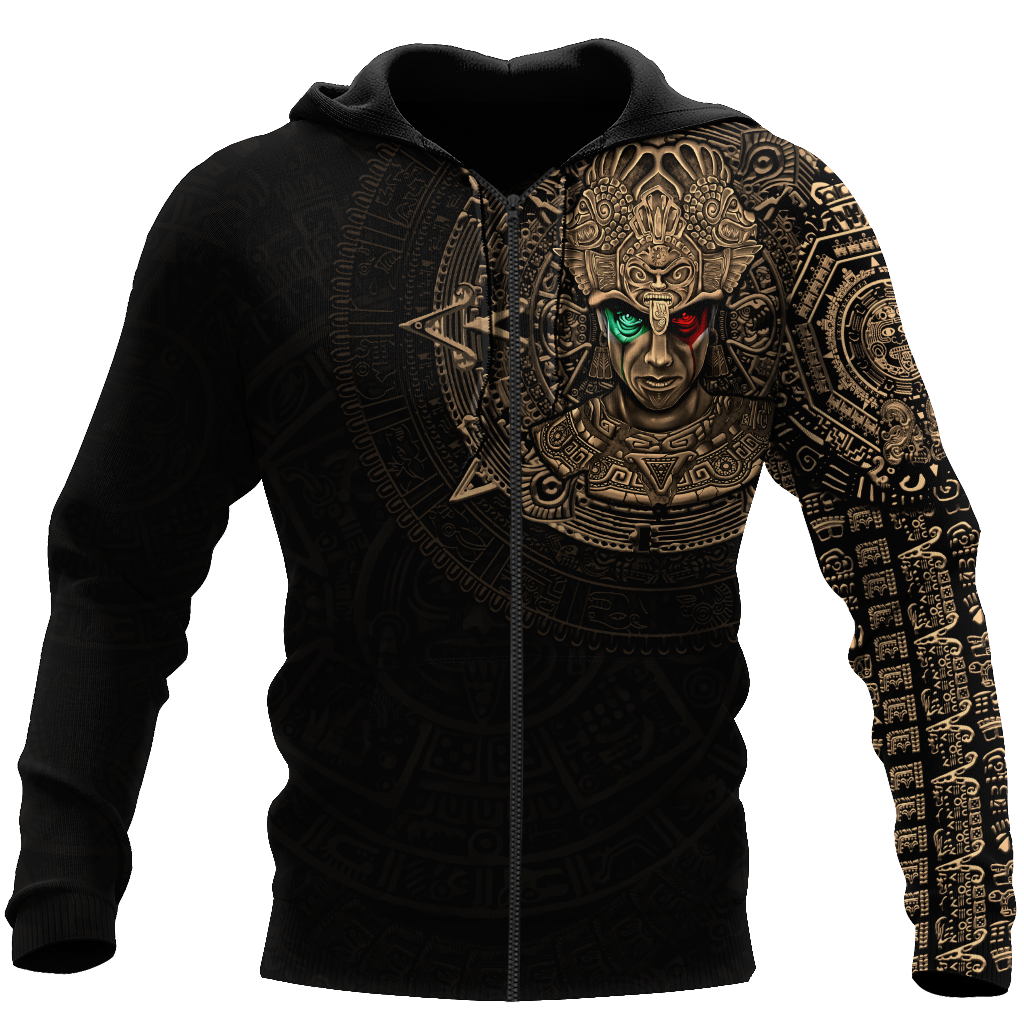 Aztec Mexican Art – 3D Hoodie