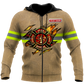 Customize Name Firefighter For Men And Women – 3D Hoodie