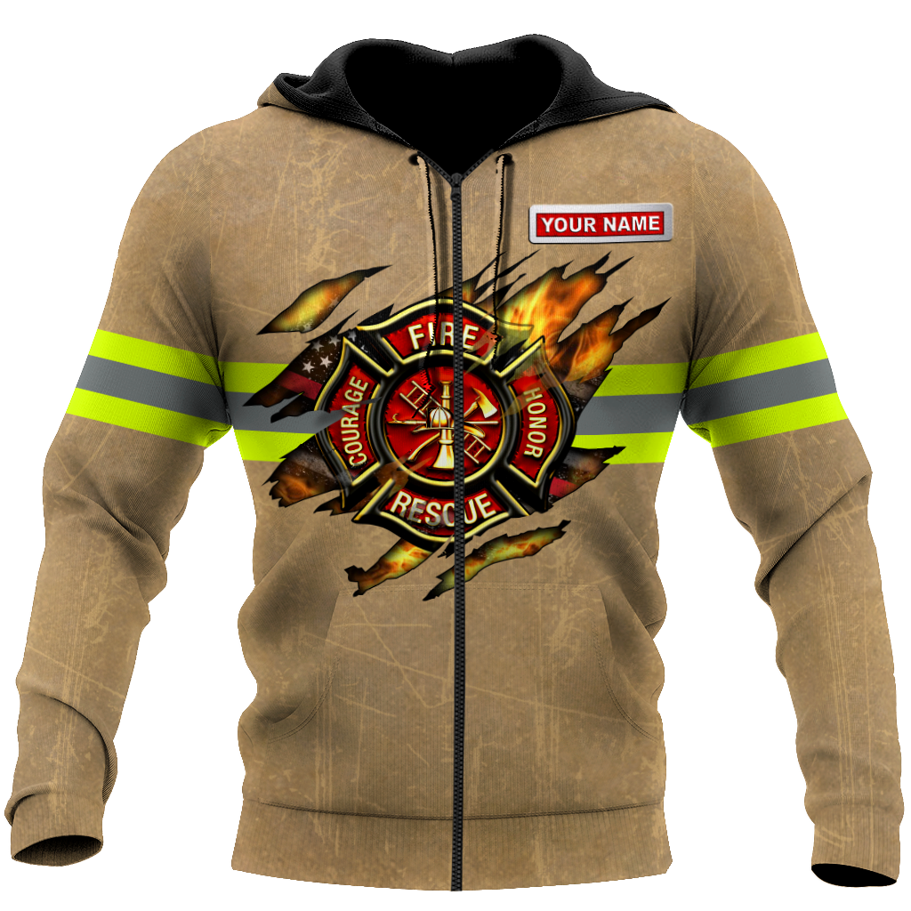 Customize Name Firefighter For Men And Women – 3D Hoodie