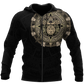 Zip Hoodie / S Aztec Beautiful Lover - Hoodie - Owls Matrix LTD