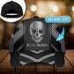 Skull Silver Black Personalized – Classic Cap