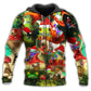 Frog Santa Tiny House - 3D Hoodie