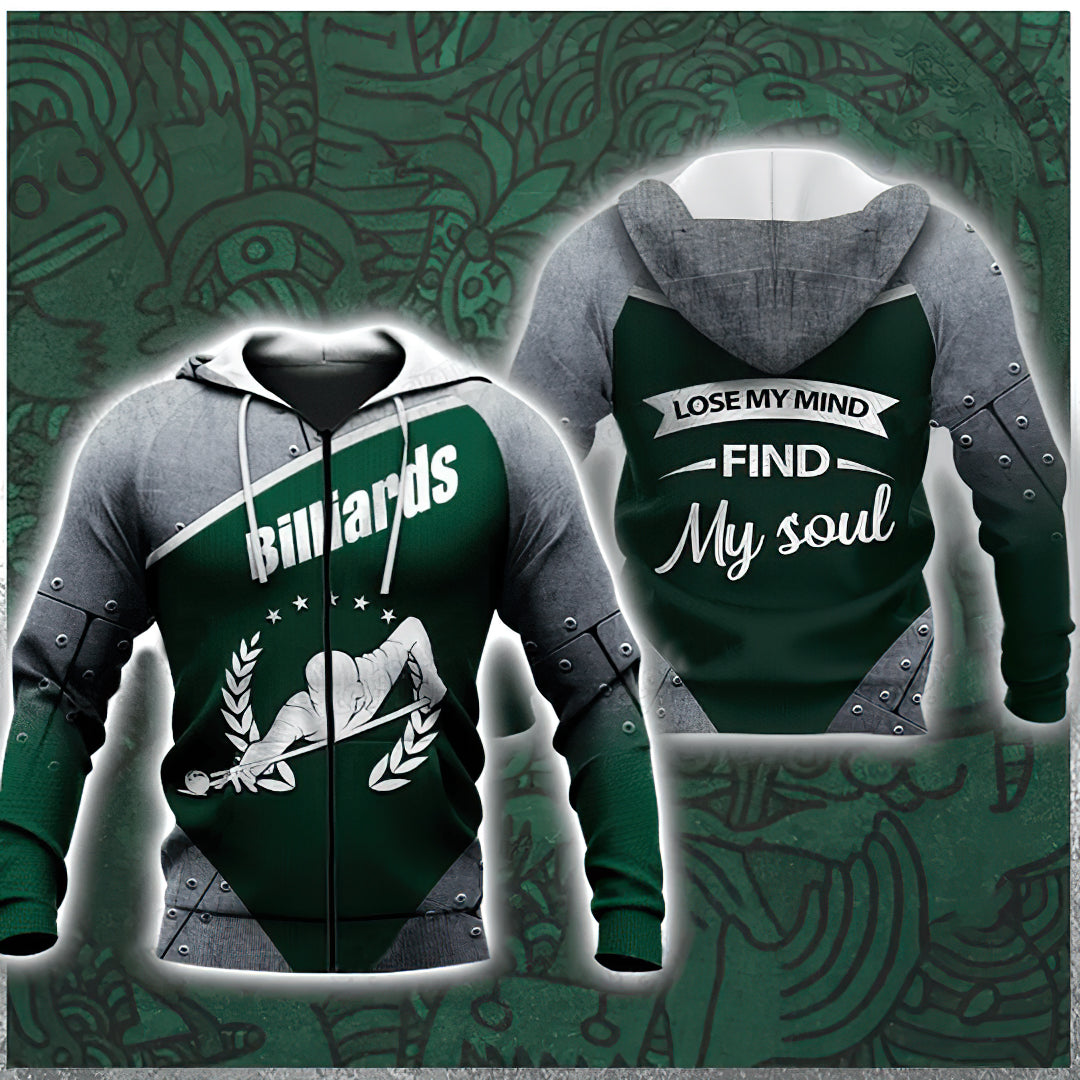 Billiard On My Mind Art – 3D Hoodie