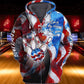 Bowling Makes Me Happy Art – 3D Hoodie