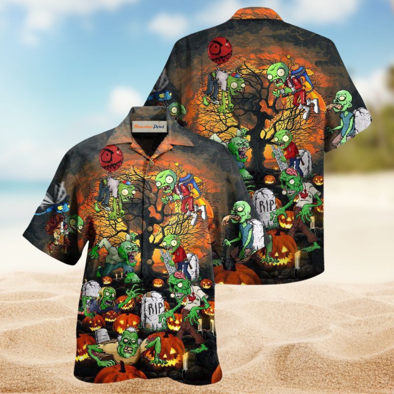 Zombies Just Wanna Have Fun Edition – Hawaiian Shirt