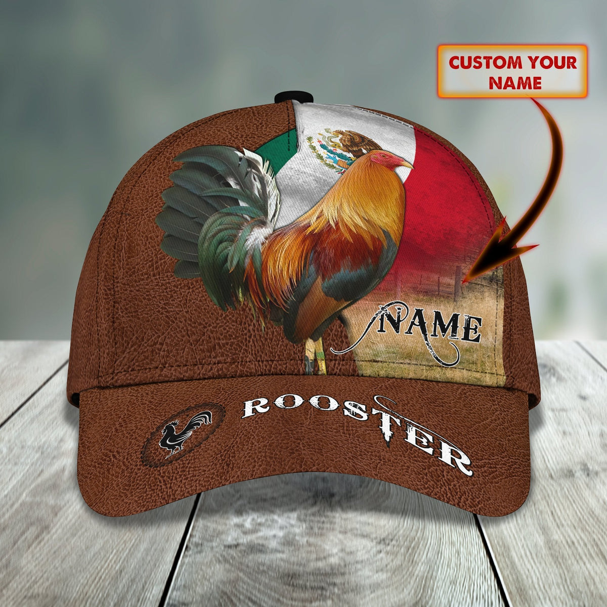 Personalized Rooster Farm Style 25062116 – Classic Cap