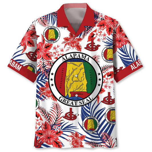 Hawaiian Shirt / Adults / S Alabama State Proud Hawaiian Shirt