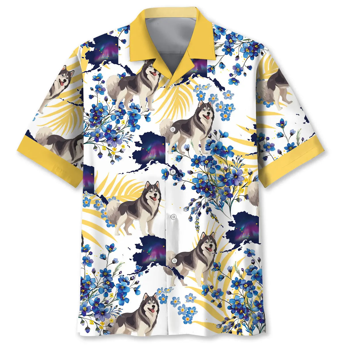 Hawaiian Shirt / Adults / S Alaska Proud Hawaiian Shirt