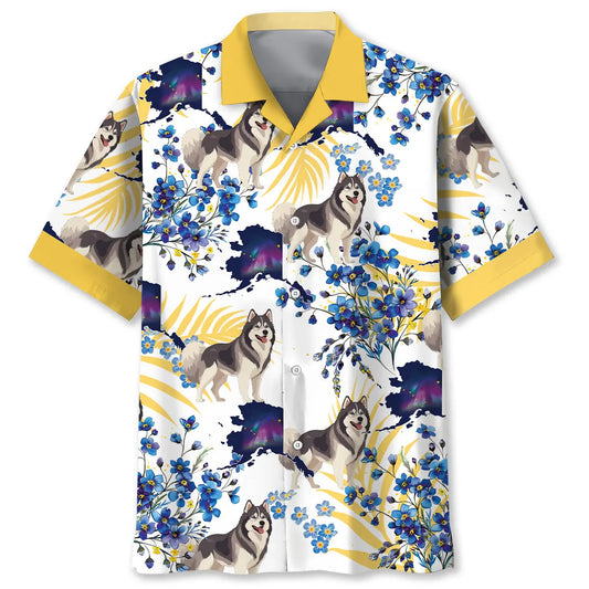 Hawaiian Shirt / Adults / S Alaska Proud Hawaiian Shirt