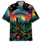 Hawaiian Shirt / Adults / S Alien Bigfoot Pocket Hawaiian Shirt