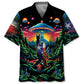 Hawaiian Shirt / Adults / S Alien Bigfoot Texas State Hawaiian Shirt