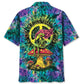 Alien Mushroom Peace Sign Hawaiian Shirt