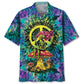 Hawaiian Shirt / Adults / S Alien Mushroom Peace Sign Hawaiian Shirt