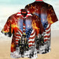Hawaiian Shirt / Adults / S Always Remember Firefighter Hawaiian Shirt