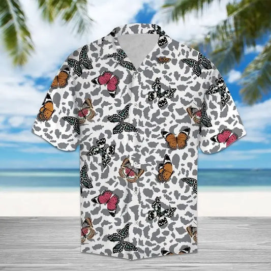 Hawaiian Shirt / Adults / S Amazing Butterflies Hawaiian Shirt Summer Button Up