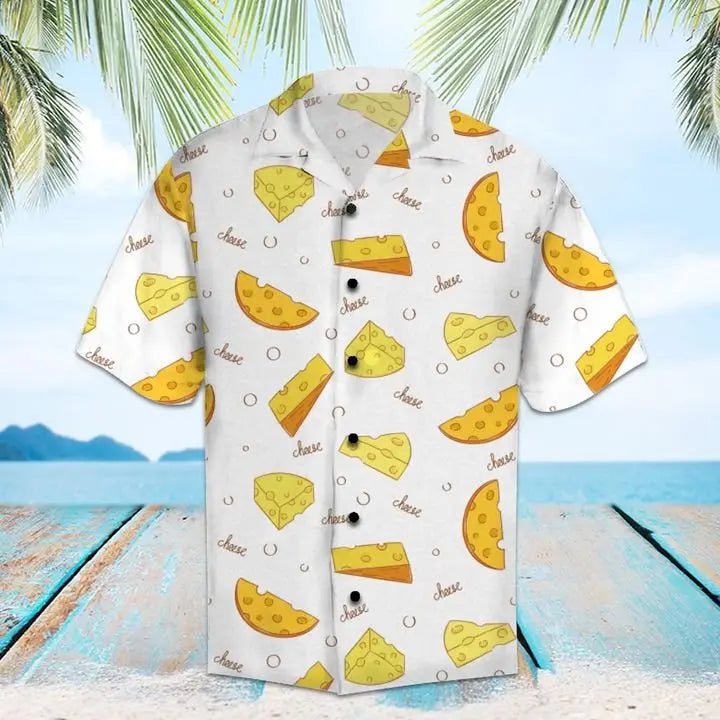 Hawaiian Shirt / Adults / S Amazing Cheese Hawaiian Shirt Summer Button Up