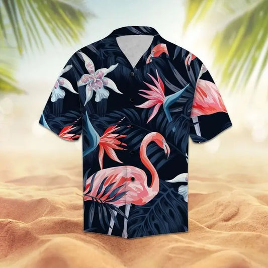 Hawaiian Shirt / Adults / S Amazing Flamingo Hawaiian Shirt Summer Button Up