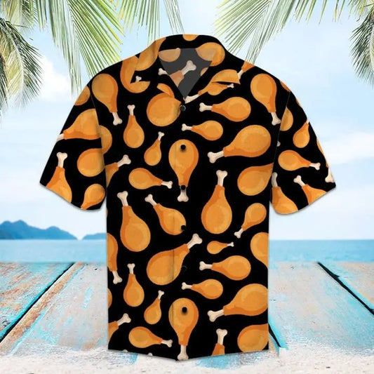 Hawaiian Shirt / Adults / S Amazing Fried Chicken Hawaiian Shirt Summer Button Up