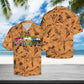 Hawaiian Shirt / Adults / S Amazing Hippie Car Hawaiian Shirt Summer Button Up
