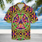 Hawaiian Shirt / Adults / S Amazing Hippie Jungle Cats Hawaiian Shirt Summer Button Up