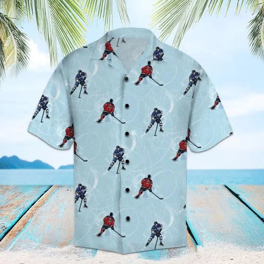 Hawaiian Shirt / Adults / S Amazing Hockey Hawaiian Shirt Summer Button Up